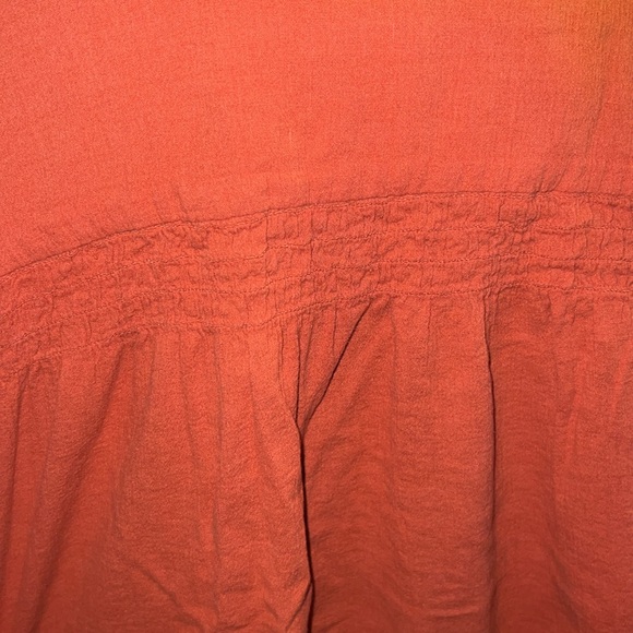 Loft rustic orange button down blouse size XL - Picture 4 of 11